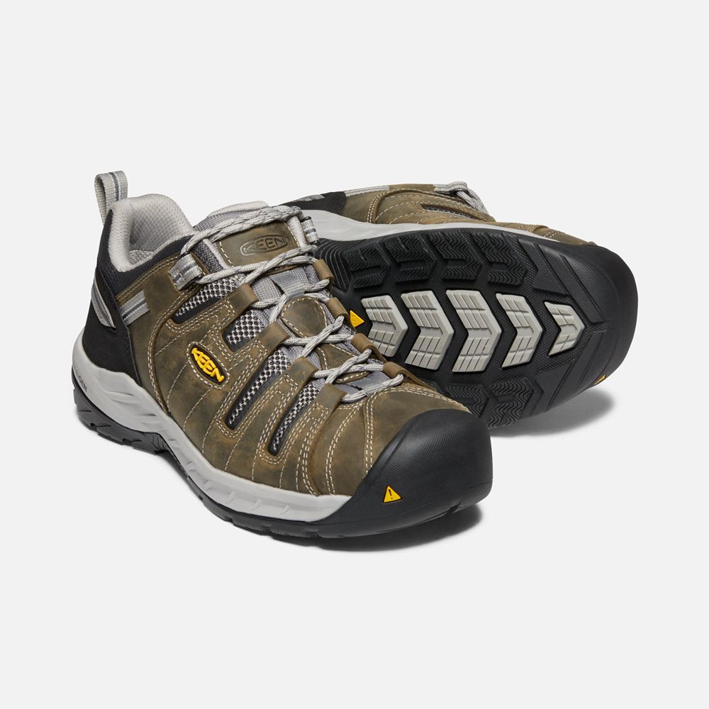 Keen Arbetsskor Herr Bruna/Svarta - Flint Ii (Steel Toe) - 986103FNQ